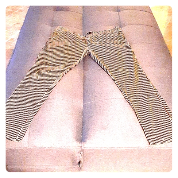 Ladies Stripe Pants - Picture 1 of 4